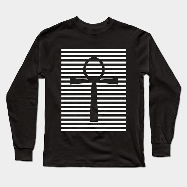 ancient egyptian symbol ankh Long Sleeve T-Shirt by In_Design_We_Trust